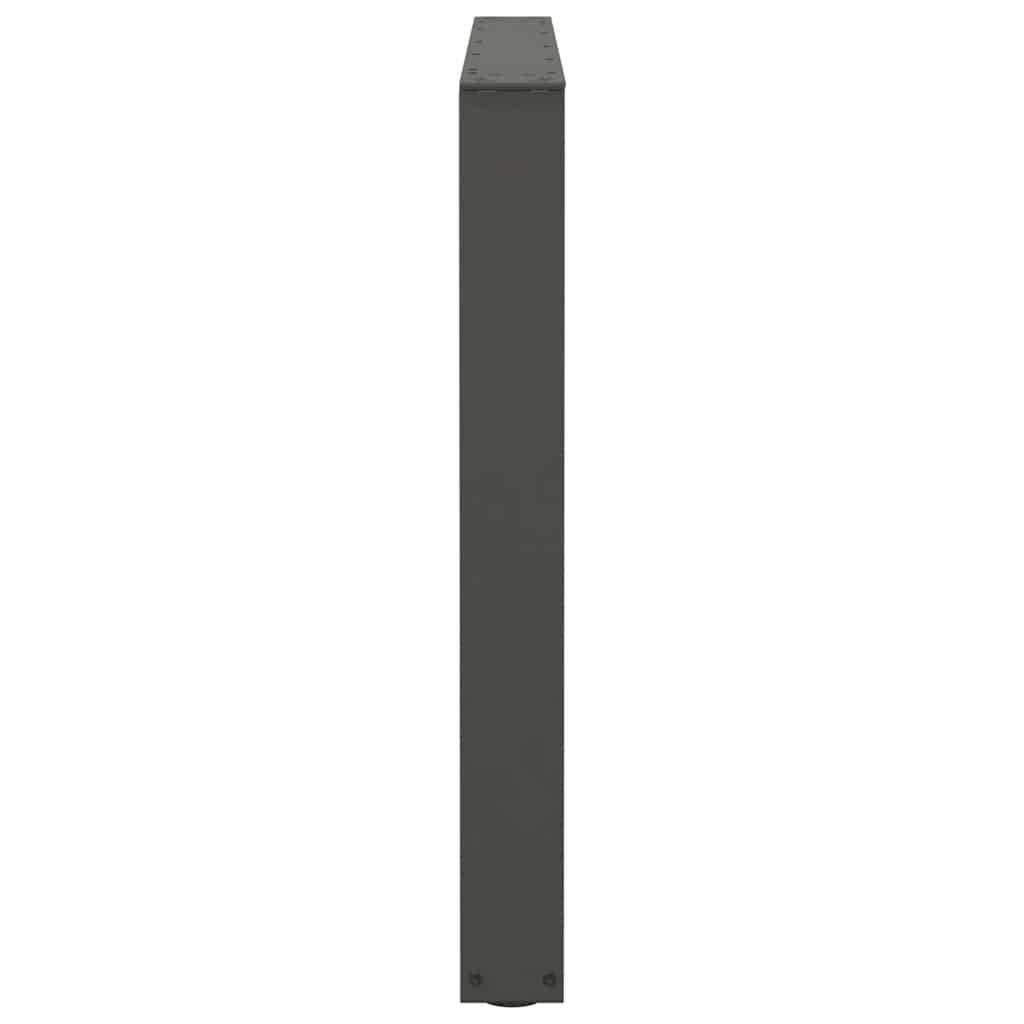 vidaXL Dining Table Legs V-Shape 3 pcs Anthracite 100x(72-73,3) cm Steel