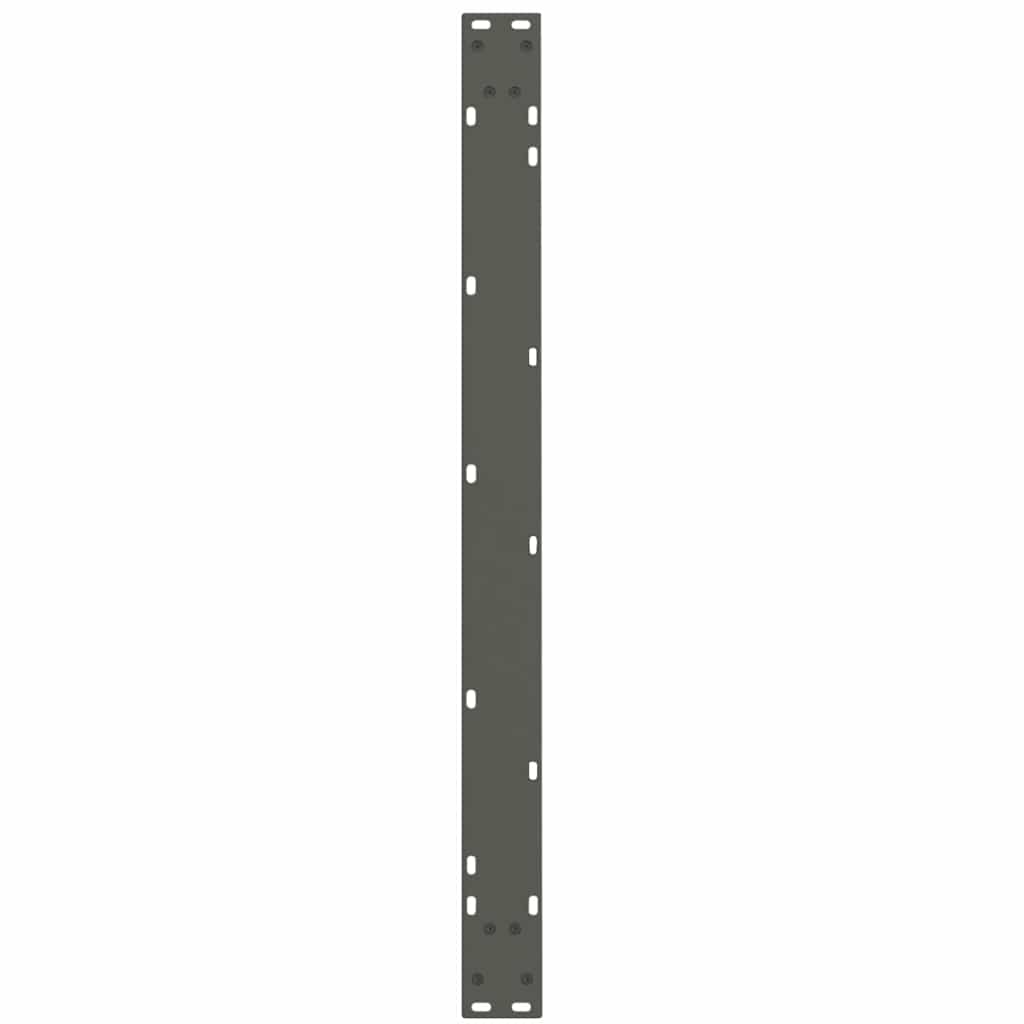 vidaXL Dining Table Legs V-Shape 3 pcs Anthracite 100x(72-73,3) cm Steel