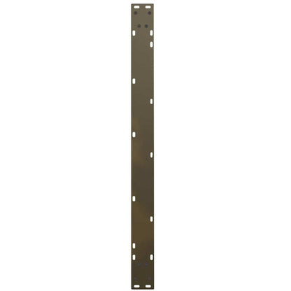 vidaXL Dining Table Legs V-Shape 3 pcs Natural Steel 100x(72-73.3) cm Steel