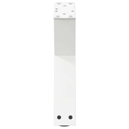 vidaXL Coffee Table Legs 2 pcs White 30x(30-31.3) cm Steel