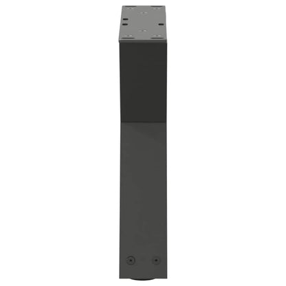 vidaXL Coffee Table Legs 2 pcs Anthracite 30x(30-31.3) cm Steel