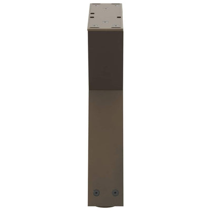 vidaXL Coffee Table Legs 2 pcs Natural Steel 30x(30-31,3) cm Steel