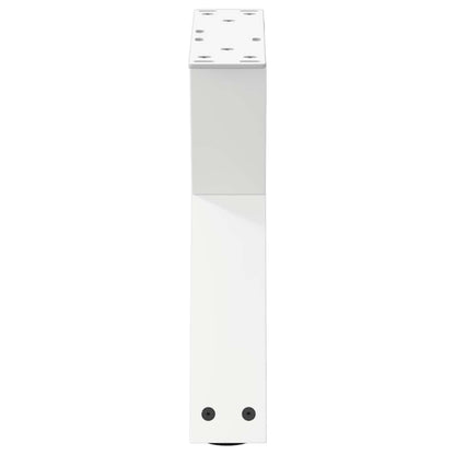 vidaXL Coffee Table Legs 2 pcs White 40x(30-31.3) cm Steel