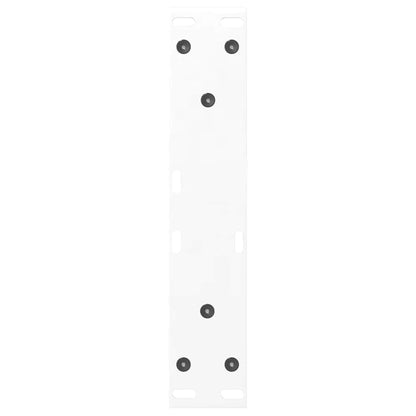 vidaXL Coffee Table Legs 2 pcs White 40x(30-31.3) cm Steel