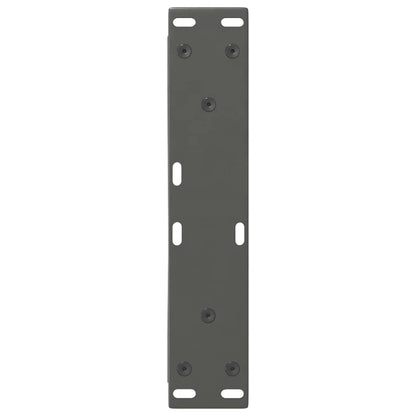vidaXL Coffee Table Legs 2 pcs Anthracite 40x(30-31.3) cm Steel