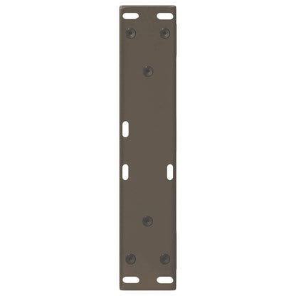 vidaXL Coffee Table Legs 2 pcs Natural Steel 40x(30-31,3) cm Steel