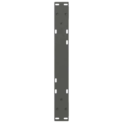 vidaXL Coffee Table Legs 2 pcs Anthracite 50x(30-31.3) cm Steel