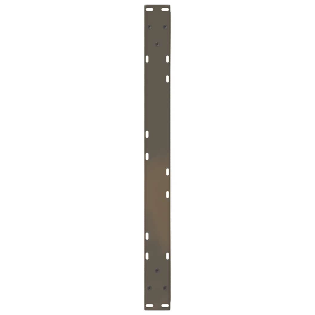 vidaXL Coffee Table Legs 2 pcs Natural Steel 70x(30-31,3) cm Steel