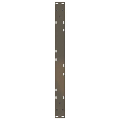 vidaXL Coffee Table Legs 2 pcs Natural Steel 70x(30-31,3) cm Steel