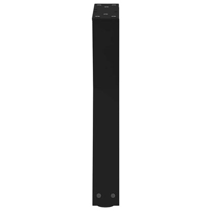 vidaXL Coffee Table Legs 2 pcs Black 28x(42-43.3) cm Steel