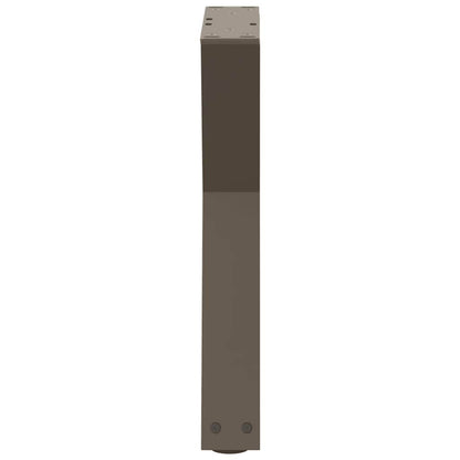 vidaXL Coffee Table Legs 2 pcs Natural Steel 28x(42-43.3) cm Steel