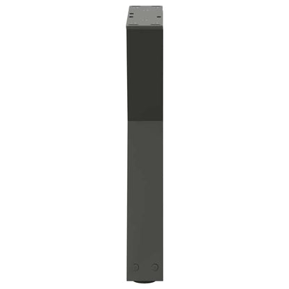 vidaXL Coffee Table Legs 2 pcs Anthracite 38x(42-43.3) cm Steel