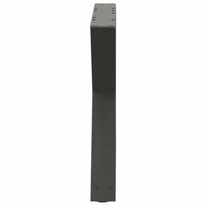 vidaXL Coffee Table Legs 2 pcs Anthracite 50x(42-43.3) cm Steel