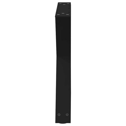 vidaXL Coffee Table Legs 2 pcs Black 60x(42-43.3) cm Steel