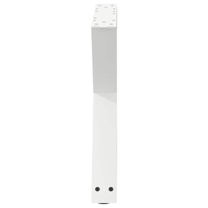 vidaXL Coffee Table Legs 2 pcs White 60x(42-43.3) cm Steel