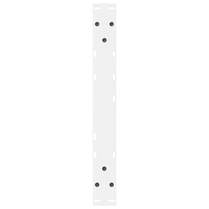 vidaXL Coffee Table Legs 2 pcs White 60x(42-43.3) cm Steel