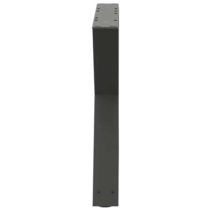 vidaXL Coffee Table Legs 2 pcs Anthracite 60x(42-43.3) cm Steel