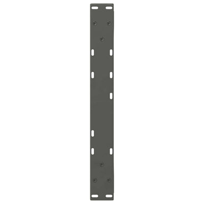 vidaXL Coffee Table Legs 2 pcs Anthracite 60x(42-43.3) cm Steel