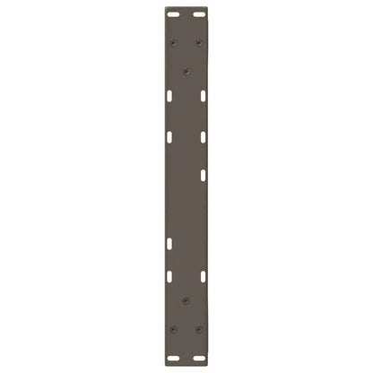 vidaXL Coffee Table Legs 2 pcs Natural Steel 60x(42-43,3) cm Steel