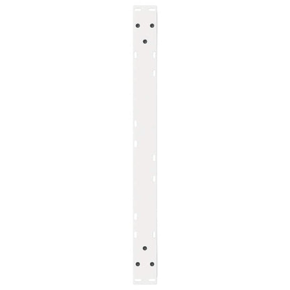 vidaXL Coffee Table Legs 2 pcs White 70x(42-43.3) cm Steel