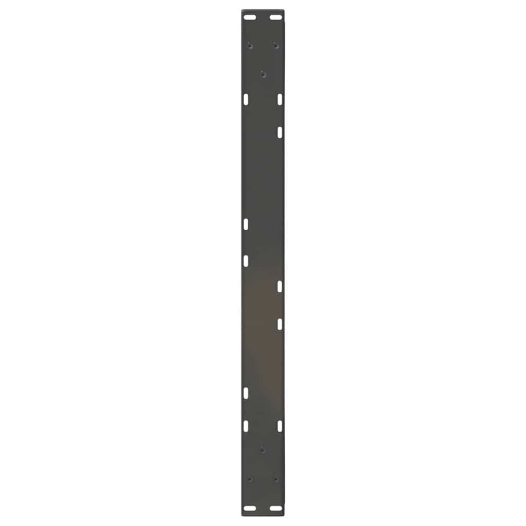 vidaXL Coffee Table Legs 2 pcs Anthracite 70x(42-43.3) cm Steel