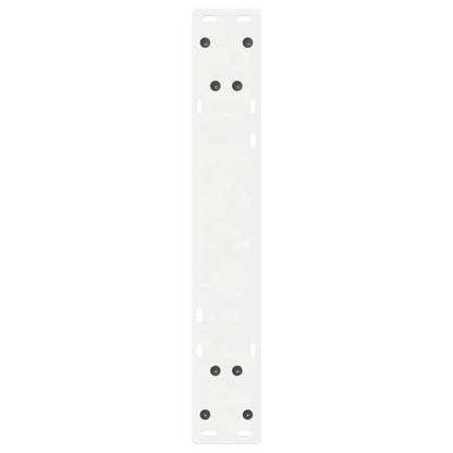 vidaXL Dining Table Legs 2 pcs White 50x(72-73.3) cm Steel