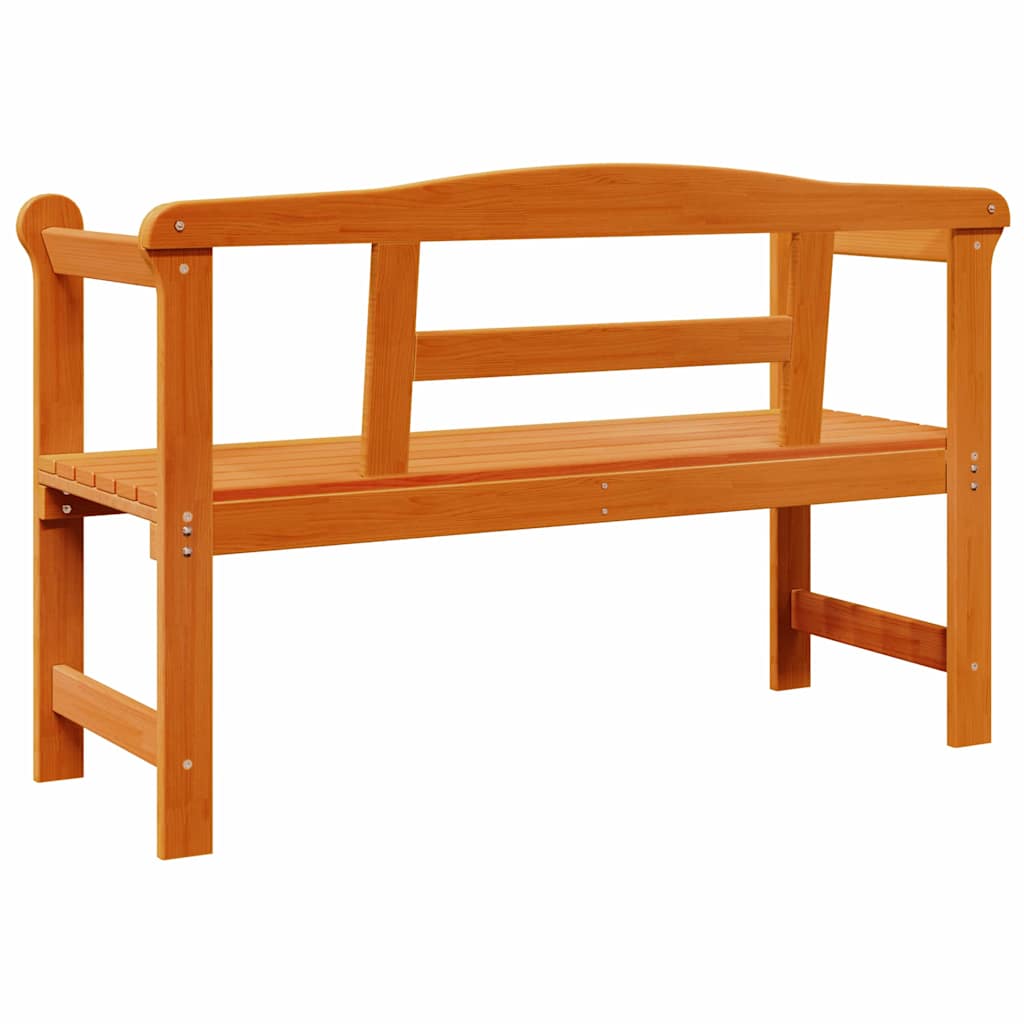 vidaXL Outdoor Bench Brown 119 x 44 x 76 cm Solid Pine Wood