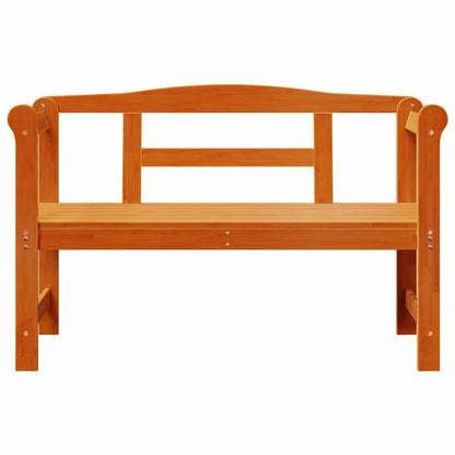 vidaXL Outdoor Bench Brown 119 x 44 x 76 cm Solid Pine Wood