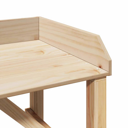 vidaXL Potting Table Natural 75 x 40 x 90 cm Solid pine wood