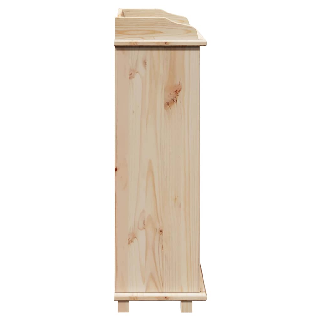 vidaXL Wine Rack Natural 58 x 28 x 90 cm Solid Pine Wood