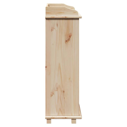 vidaXL Wine Rack Natural 58 x 28 x 90 cm Solid Pine Wood