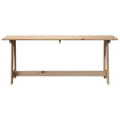 vidaXL Outdoor Bench Natural 119 x 37 x 47 cm Solid Pine Wood