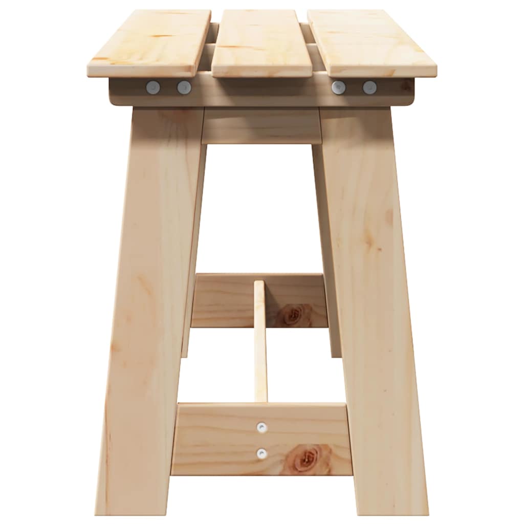 vidaXL Outdoor Bench Natural 119 x 37 x 47 cm Solid Pine Wood