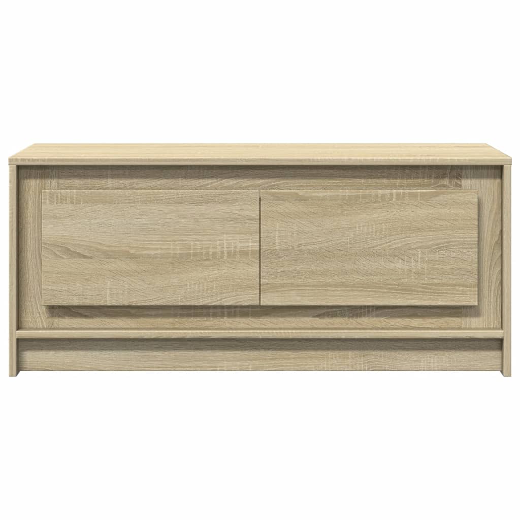 vidaXL Coffee Table with LED Lights Sonoma Oak Engineered Wood