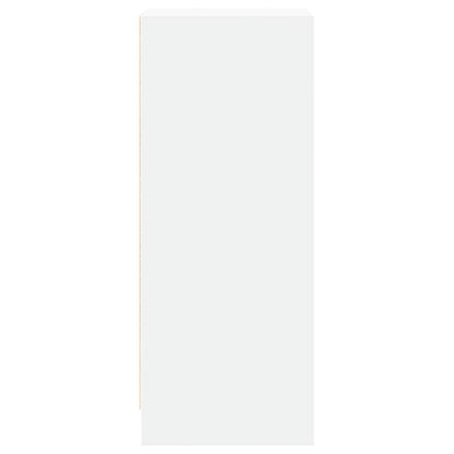 vidaXL Sideboard with LED White 42.5x34x85 cm Engineered Wood