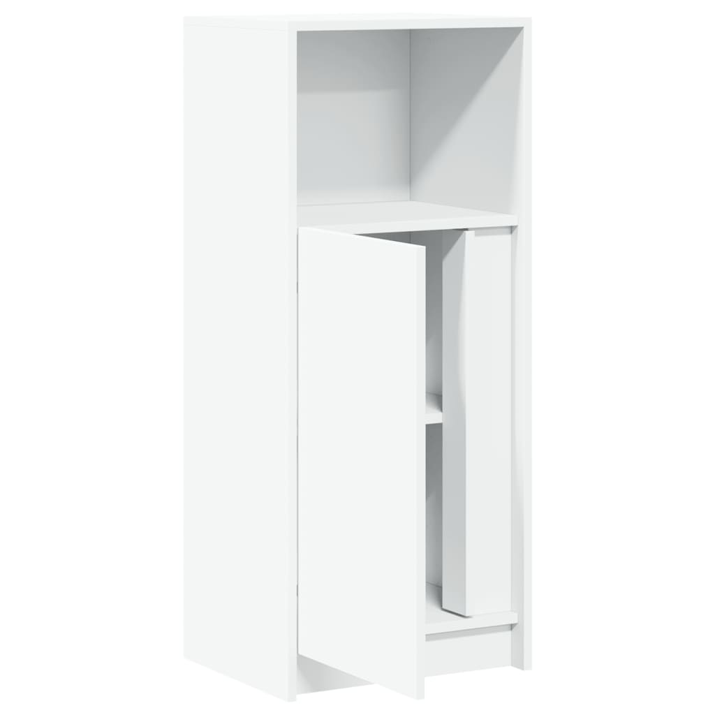 vidaXL Sideboard with LED White 42,5x34x100 cm Engineered Wood