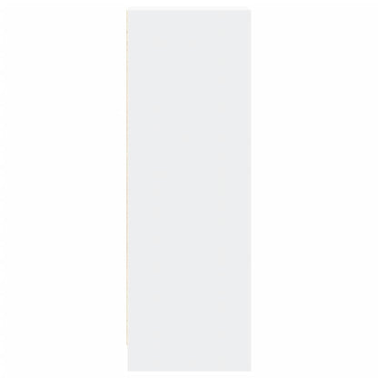 vidaXL Sideboard with LED White 42.5x34x100 cm Engineered Wood