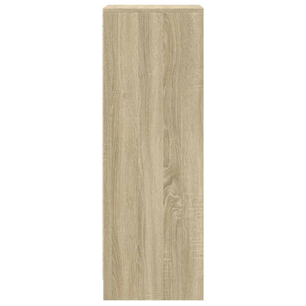 vidaXL Sideboard with LED Sonoma Oak 42.5x34x100 cm Engineered Wood