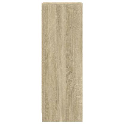 vidaXL Sideboard with LED Sonoma Oak 42.5x34x100 cm Engineered Wood