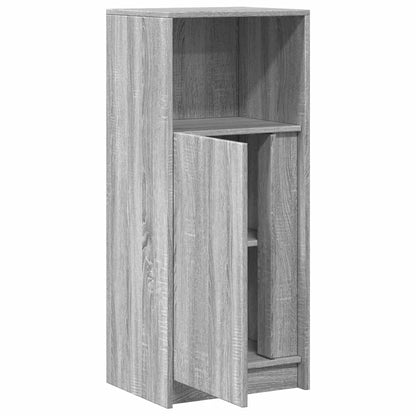 vidaXL Sideboard with LED Grey Sonoma 42,5x34x100 cm Engineered Wood