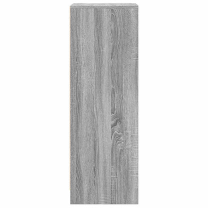 vidaXL Sideboard with LED Grey Sonoma 42.5x34x100 cm Engineered Wood