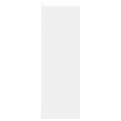 vidaXL Sideboard with LED White 72x34x100 cm Engineered Wood
