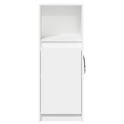 vidaXL Sideboard with LED White 38x34x100 cm Engineered Wood
