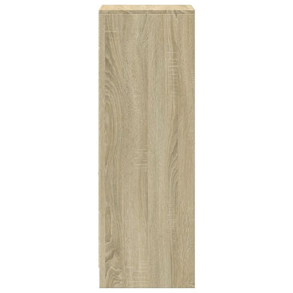 vidaXL Sideboard with LED Sonoma Oak 38x34x100 cm Engineered Wood