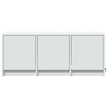 vidaXL TV Cabinet with LED White 97x34x40 cm Engineered Wood