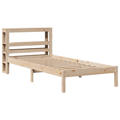vidaXL Bed Frame without Mattress 90x200 cm Solid Wood Pine