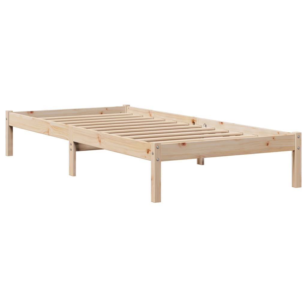 vidaXL Bed Frame without Mattress 90x200 cm Solid Wood Pine