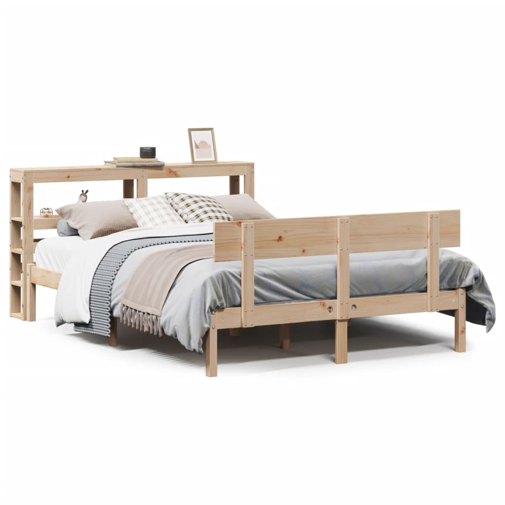 vidaXL Bed Frame without Mattress 120x200 cm Solid Wood Pine