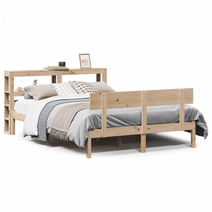 vidaXL Bed Frame without Mattress 120x200 cm Solid Wood Pine