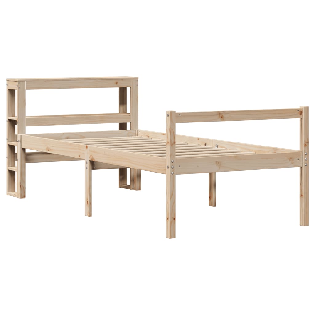 vidaXL Senior Bed with Headboard without Mattress 75x190 cm Small Single